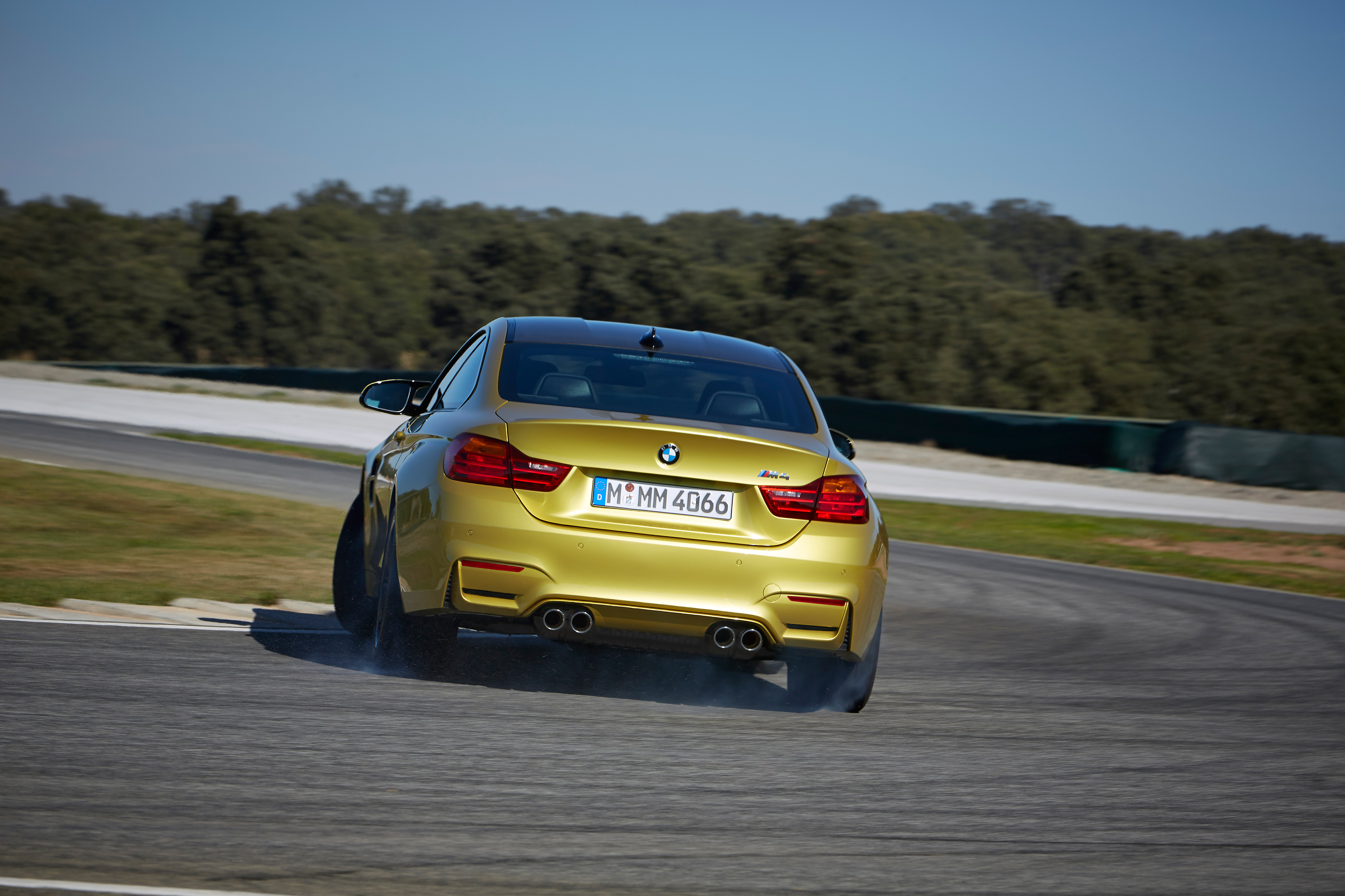 BMW F82 M4 driving reference view