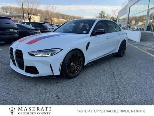2022 BMW M3 Competition xDrive, CLEAN CARFAX, WHITE/RED, VERY CLEAN!!!
